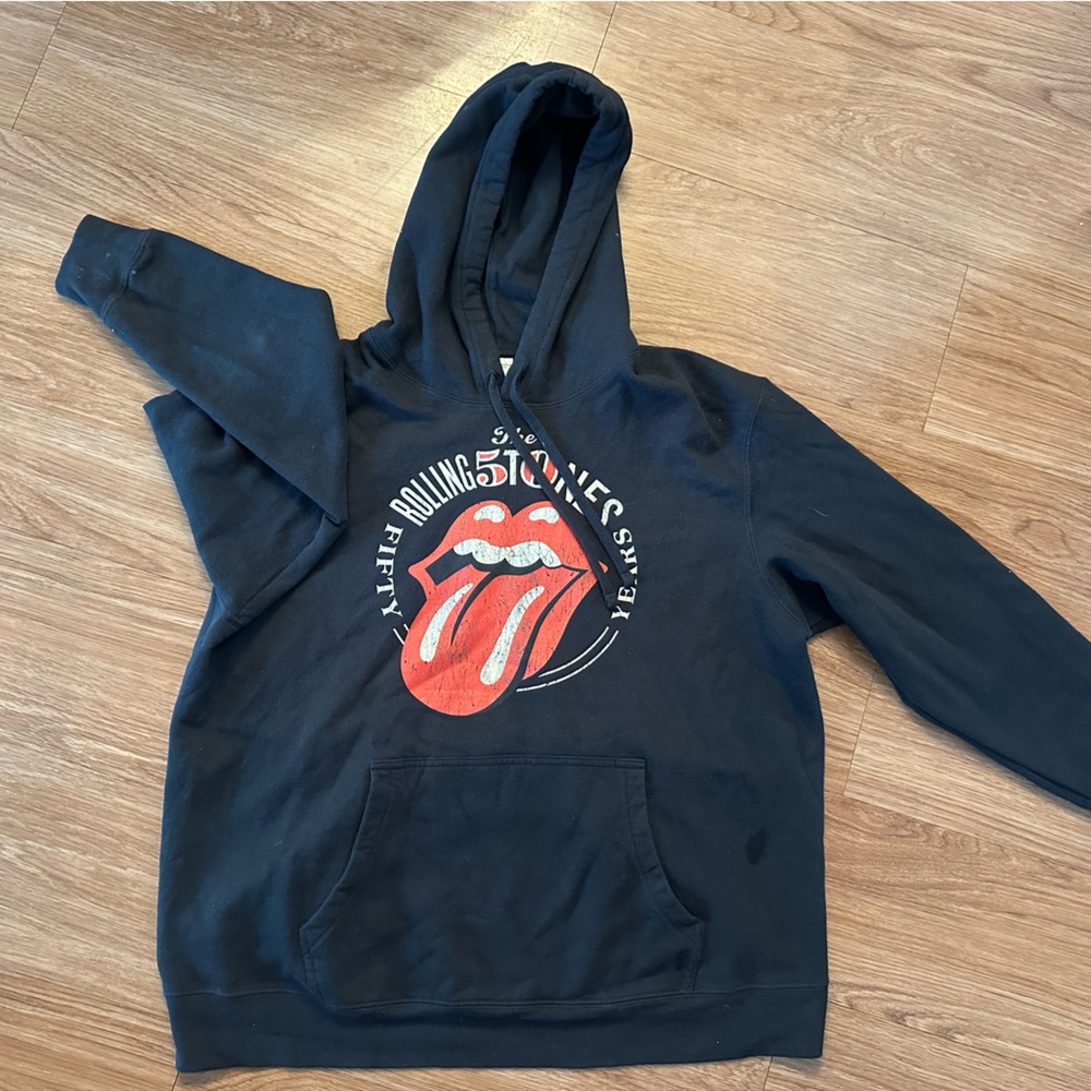 Rolling Stones 50 years Black Hoodie